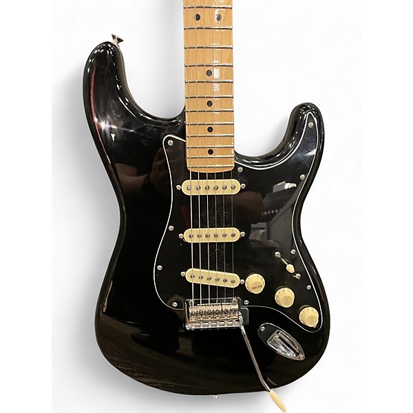 Used Fender Player Stratocaster Black Solid Body Electric Guitar