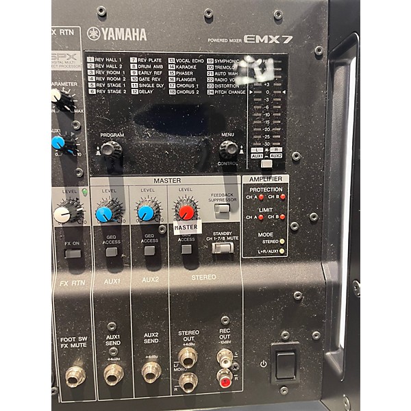 Used Yamaha EMX7 Powered Mixer