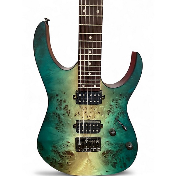 Used Ibanez RG421PB Carribean Shoreline Solid Body Electric Guitar