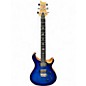 Used PRS SE Custom 24 Trans Blue Solid Body Electric Guitar thumbnail