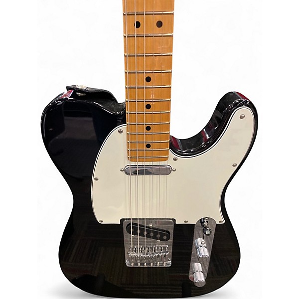Used Fender Player Telecaster Black Solid Body Electric Guitar