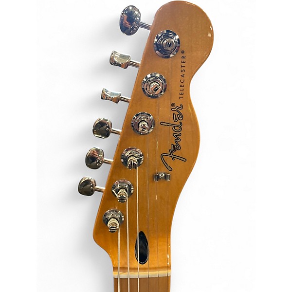Used Fender Player Telecaster Black Solid Body Electric Guitar