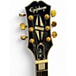 Used Epiphone LES PAUL CUSTOM KOA NATURAL Solid Body Electric Guitar