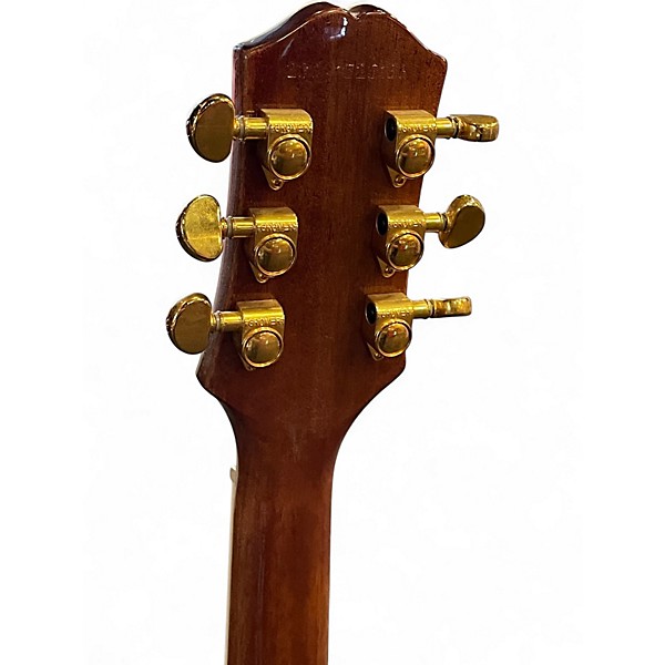 Used Epiphone LES PAUL CUSTOM KOA NATURAL Solid Body Electric Guitar