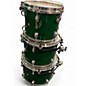 Used TAMA 6 Piece Starclassic Emerald Green Drum Kit