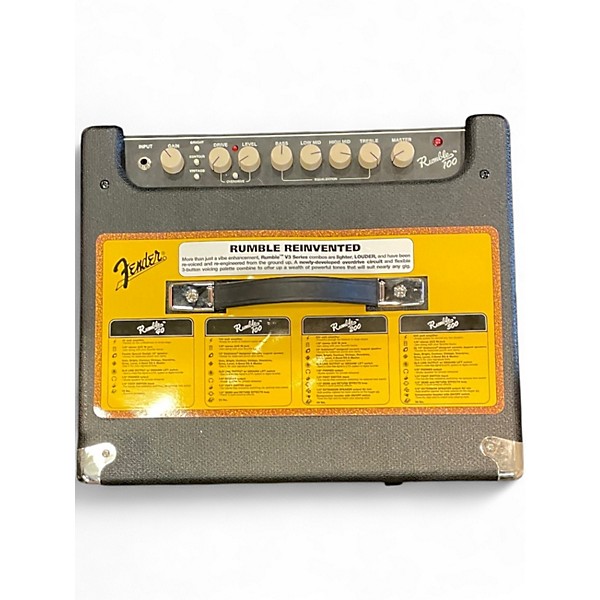 Used Fender Rumble 100 1x15 100W Bass Combo Amp
