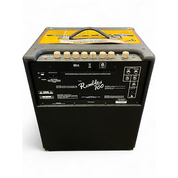 Used Fender Rumble 100 1x15 100W Bass Combo Amp