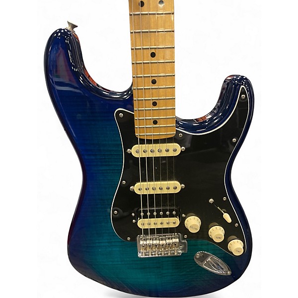 Used Fender Player Stratocaster Blue Burst Solid Body Electric Guitar