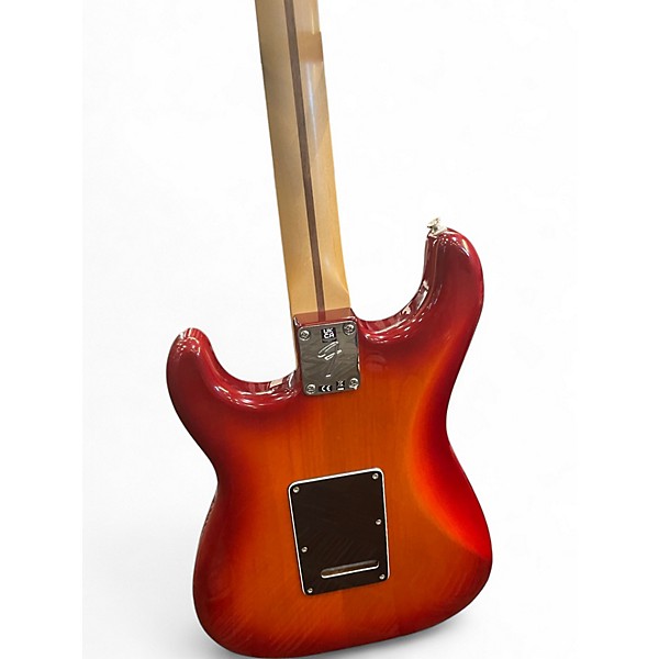 Used Fender Player Plus Stratocaster Cherry Sunburst Solid Body Electric Guitar