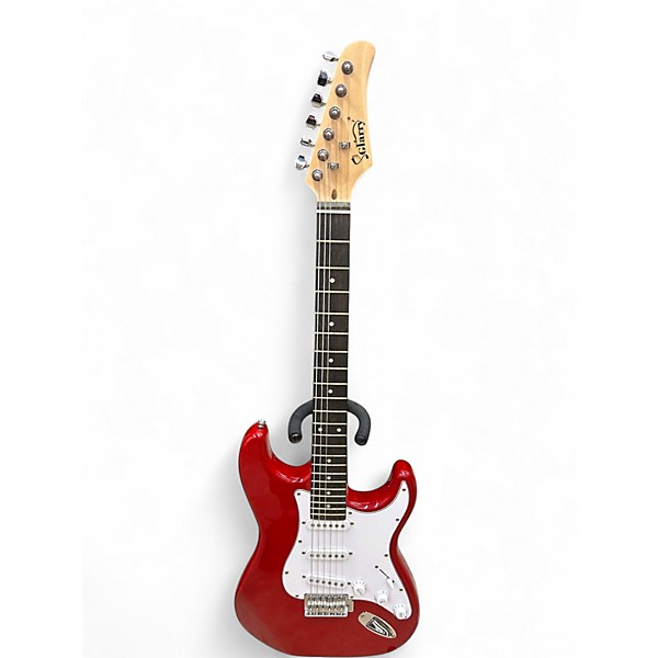 Used Glarry STRATOCASTER Red Solid Body Electric Guitar