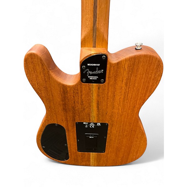 Used Fender Acoustasonic Player Telecaster Black Acoustic Electric Guitar
