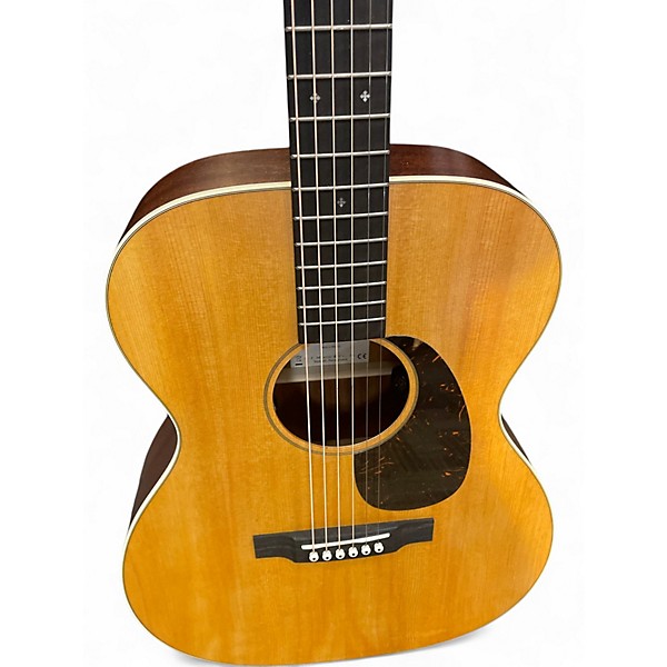Used Martin OM10E Vintage Inspired Road Series Natural Acoustic Electric Guitar