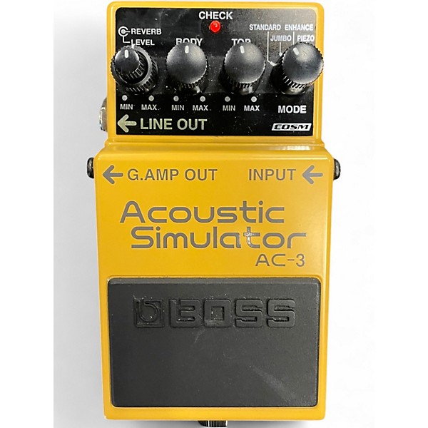 Used BOSS AC3 Acoustic Simulator Effect Pedal