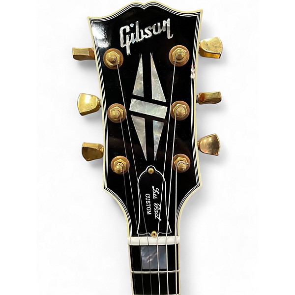 Used Gibson Les Paul Custom Left Handed Cherry Sunburst Electric Guitar