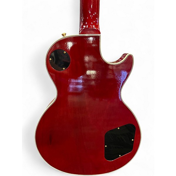 Used Gibson Les Paul Custom Left Handed Cherry Sunburst Electric Guitar