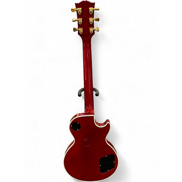 Used Gibson Les Paul Custom Left Handed Cherry Sunburst Electric Guitar