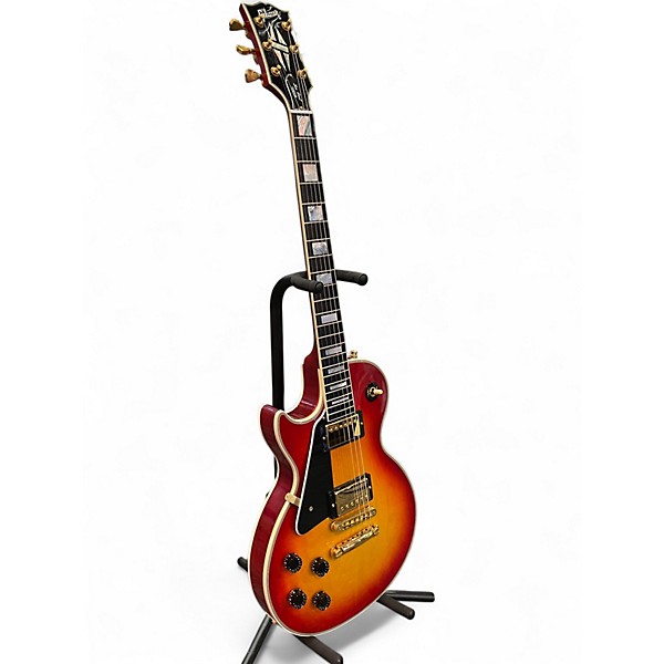 Used Gibson Les Paul Custom Left Handed Cherry Sunburst Electric Guitar