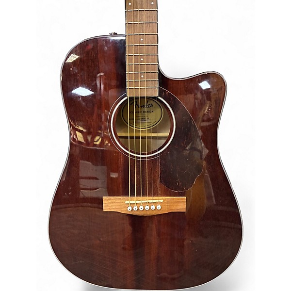 Used Fender CD140SCE Antique Natural Acoustic Electric Guitar