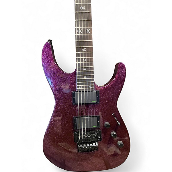 Used ESP KH-602 Purple Solid Body Electric Guitar