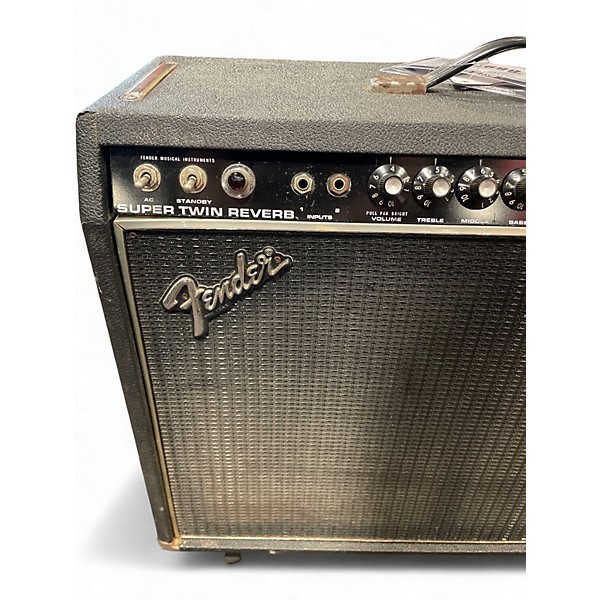 Used Fender Super Twin Reverb Tube Guitar Combo Amp