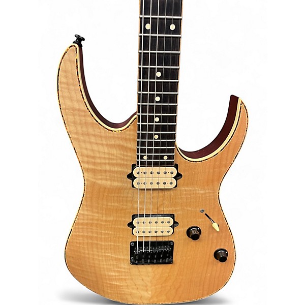 Used Ibanez RGEW521FM Natural Solid Body Electric Guitar