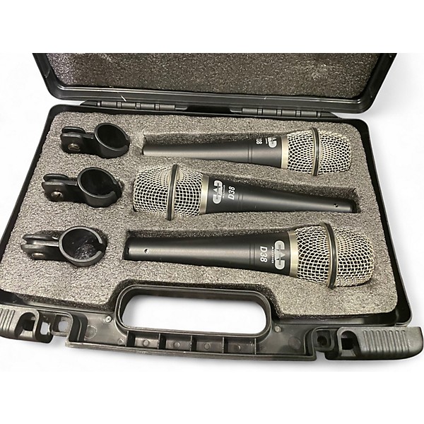 Used CAD D38 3 Pack Dynamic Microphone