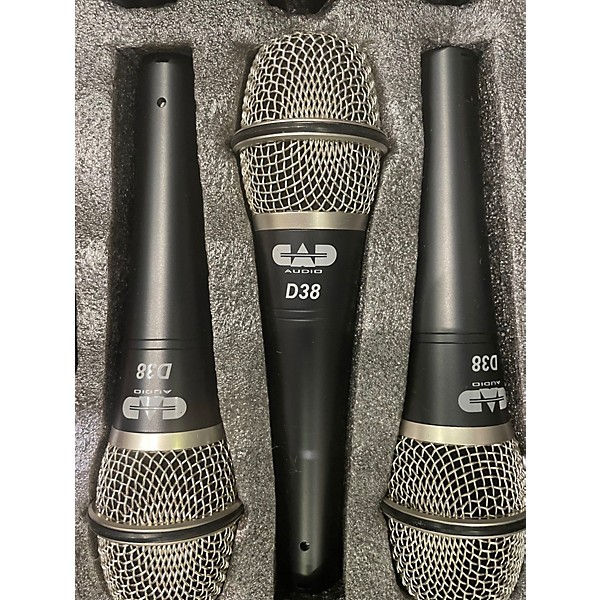 Used CAD D38 3 Pack Dynamic Microphone