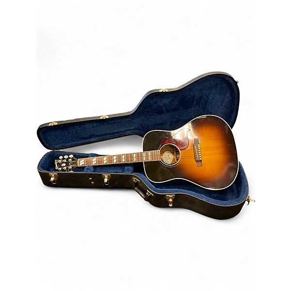 Used Gibson Hummingbird Pro 3 Color Sunburst Acoustic Electric Guitar
