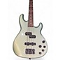 Used Fender zone pj Sage Green Metallic Electric Bass Guitar