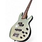 Used Fender zone pj Sage Green Metallic Electric Bass Guitar