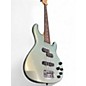 Used Fender zone pj Sage Green Metallic Electric Bass Guitar