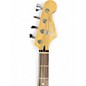 Used Fender zone pj Sage Green Metallic Electric Bass Guitar
