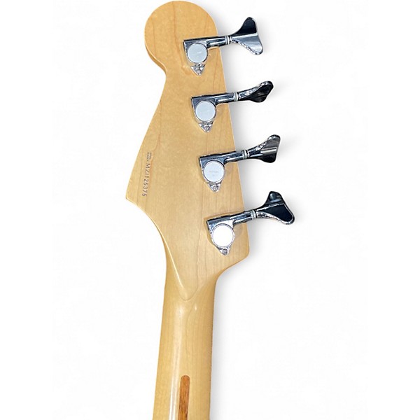 Used Fender zone pj Sage Green Metallic Electric Bass Guitar