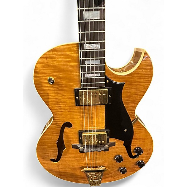 Used 2003 Heritage 575 CUSTOM GOLDEN AMBER Hollow Body Electric Guitar