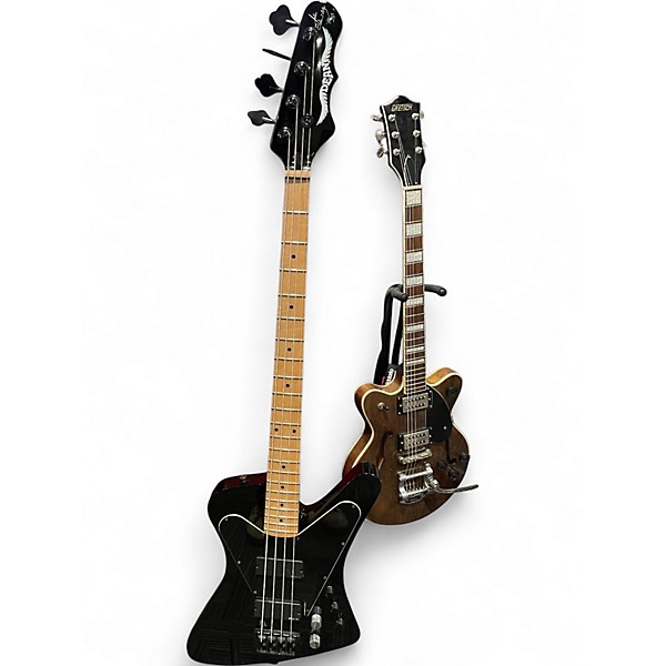 Used Dean John Entwistle Hybrid Black Electric Bass Guitar