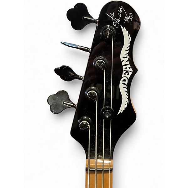 Used Dean John Entwistle Hybrid Black Electric Bass Guitar
