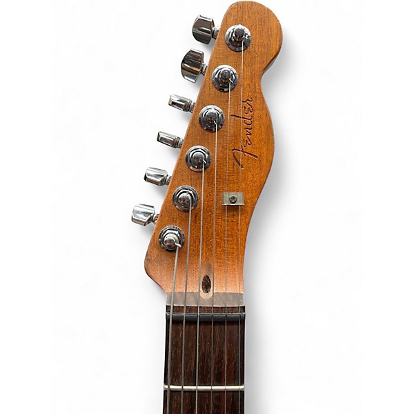 Used Fender ACOUSTASONIC Worn TV Yellow Acoustic Electric Guitar