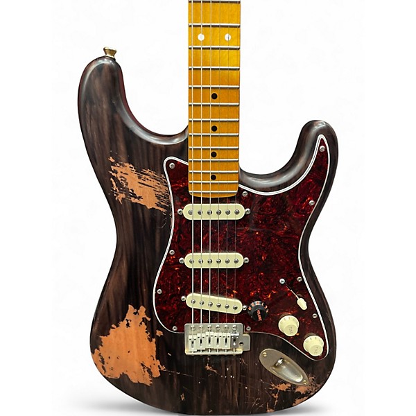 Used Partscaster STRAT CALICO RELIC Solid Body Electric Guitar