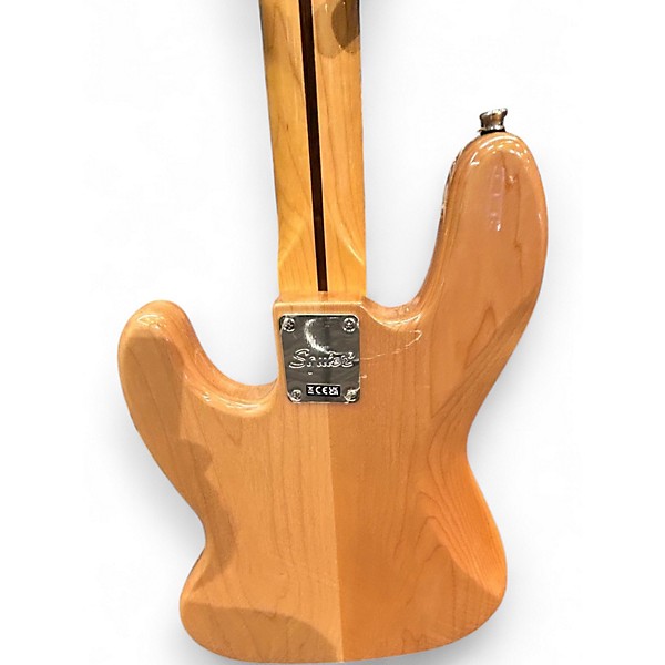 Used 2024 Squier Classic Vibe 70s Jazz Bass Blonde Electric Bass Guitar