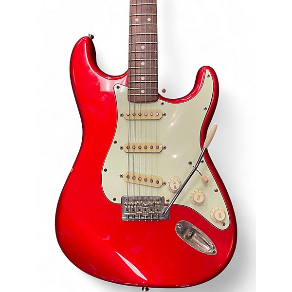 Used Squier Classic Vibe Stratocaster 60s Candy Apple Red Solid Body Electric Guitar