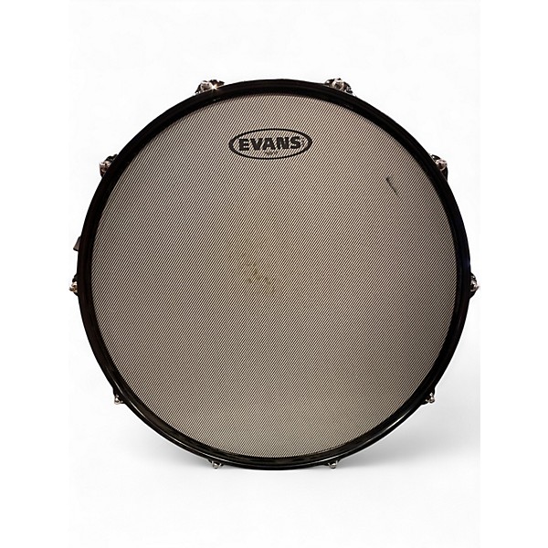 Used SJC Drums 7X14 Custom Snare red and black Drum
