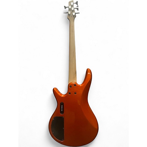 Used Ibanez GSR205 5 String Orange Electric Bass Guitar