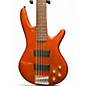 Used Ibanez GSR205 5 String Orange Electric Bass Guitar