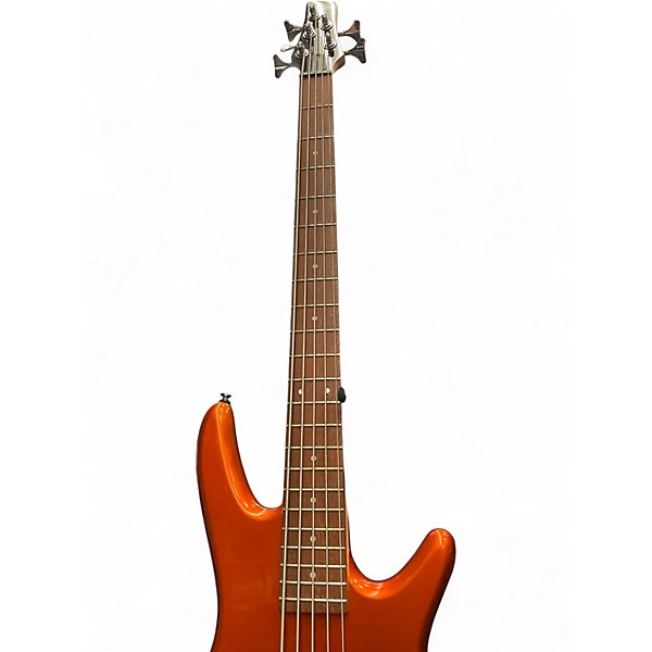 Used Ibanez GSR205 5 String Orange Electric Bass Guitar