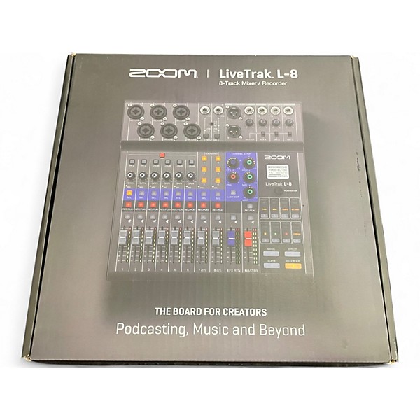 Used Zoom LIVETRAK L-8 Line Mixer