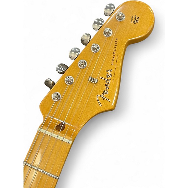 Used 2007 Fender Classic Player '50s Stratocaster Shoreline Gold Solid Body Electric Guitar