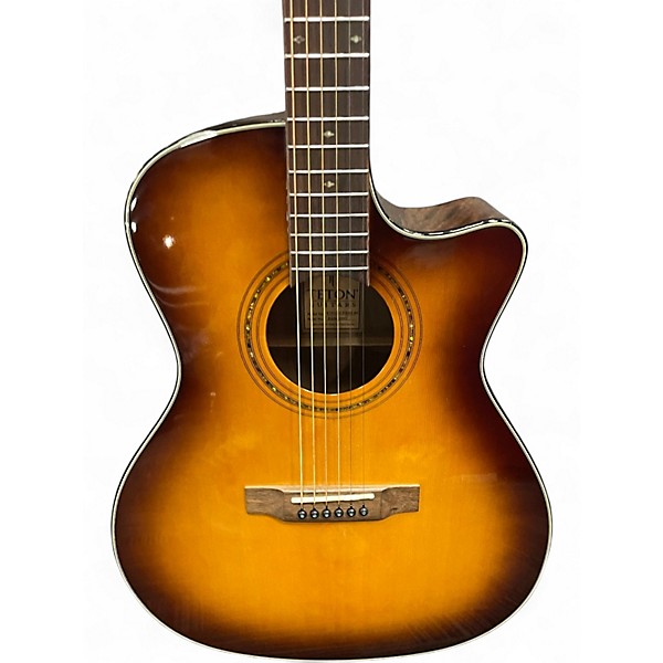 Used Teton STA120CESHB SUNBURST Acoustic Electric Guitar