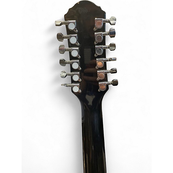 Used Oscar Schmidt OD312CE Black 12 String Acoustic Guitar