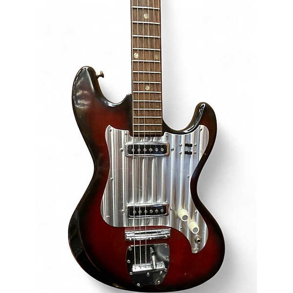 Used Kingston Swinger Vintage Sunburst Solid Body Electric Guitar