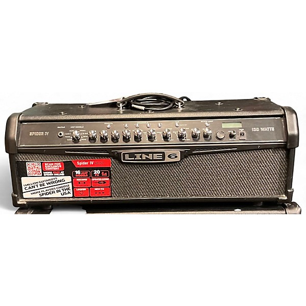 Used Line 6 Spider IV HD150 Solid State Guitar Amp Head